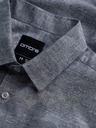 Ombre Clothing Szürke férfi mintás ing Ombre Clothing