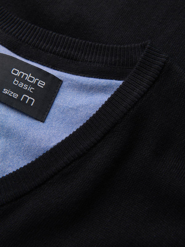 Ombre Clothing Fekete férfi Ombre Ruházat pulóver