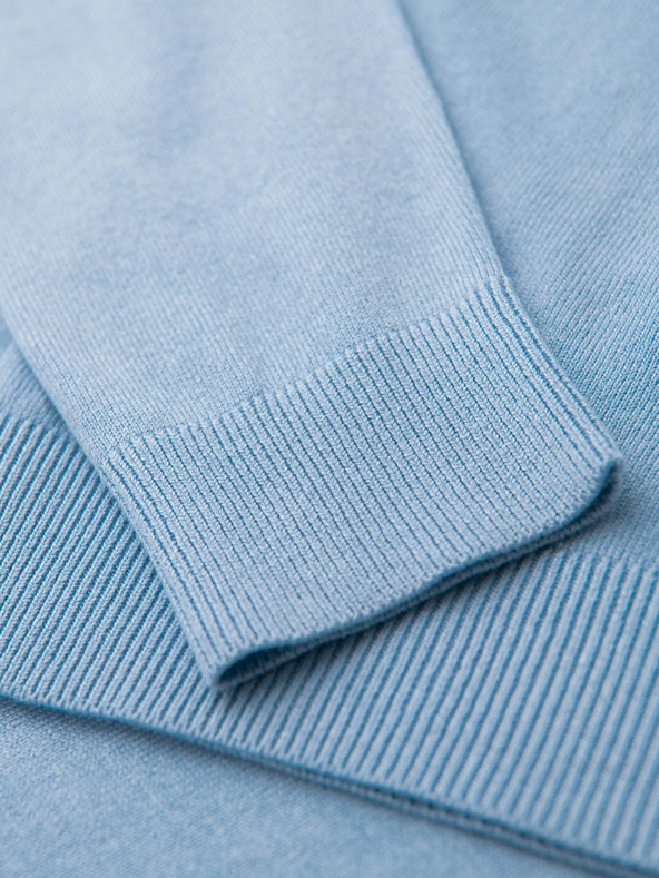 Ombre Clothing Világoskék férfi pulóver Ombre ruházat