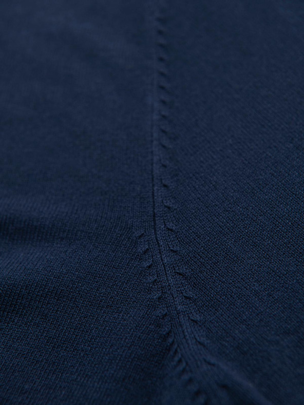 Ombre Clothing Sötétkék férfi pulóver Ombre ruházat