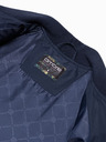 Ombre Clothing Sötétkék férfi steppelt bomber Ombre Ruházat