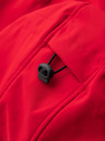 Ombre Clothing Piros férfi softshell kabát Ombre ruházat