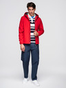 Ombre Clothing Piros férfi softshell kabát Ombre ruházat