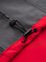 Ombre Clothing Piros férfi softshell kabát Ombre ruházat