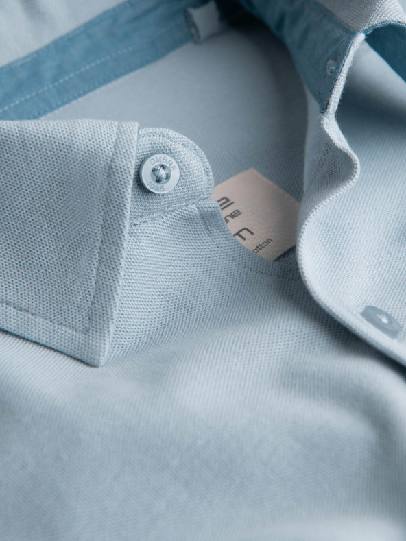 Ombre Clothing Világoskék férfi ing K540