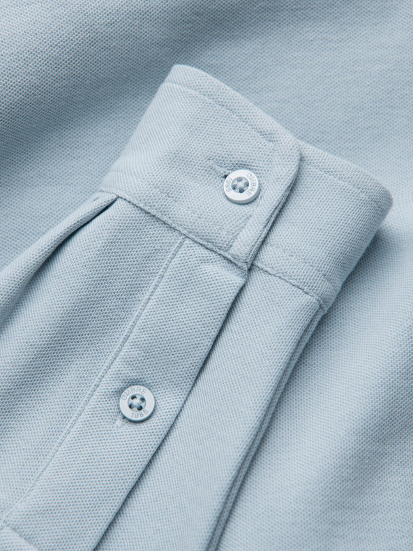 Ombre Clothing Világoskék férfi ing K540