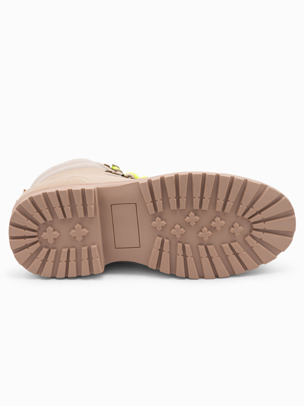 Ombre Clothing Világosbarna férfi téli szabadtéri csizma Ombre Ruházat