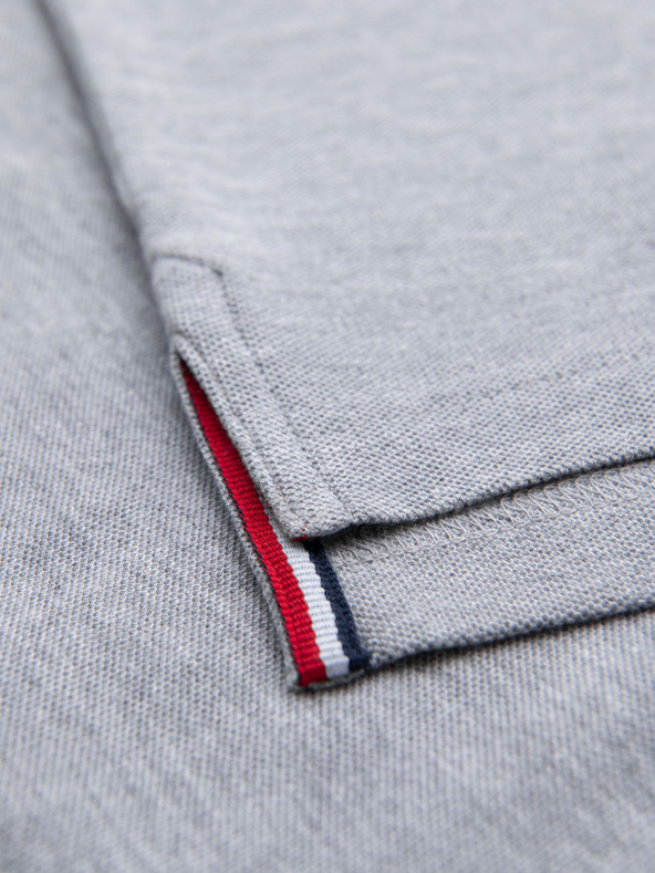 Ombre Clothing Szürke férfi póló póló Ombre Ruházat