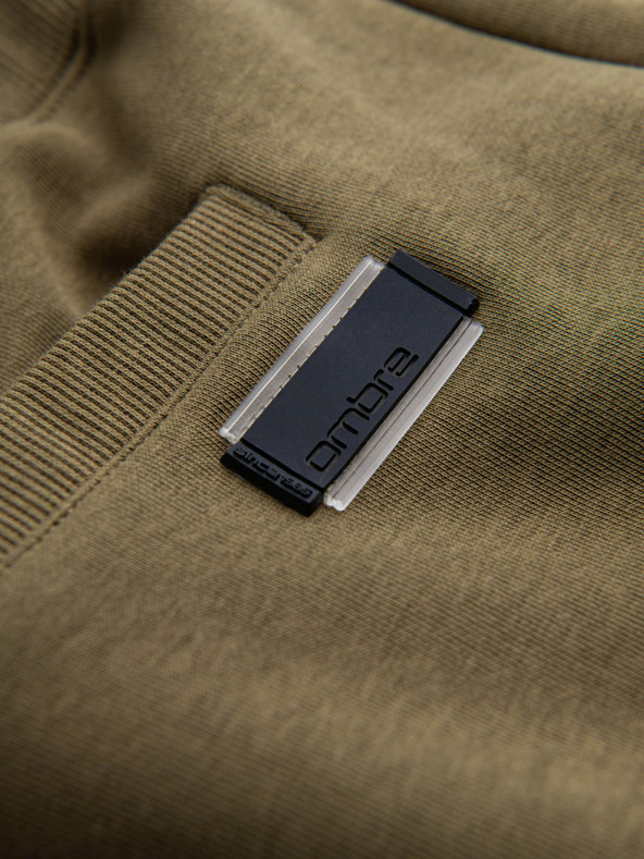 Ombre Clothing Zöld férfi alap tréningnadrág Ombre Ruházat
