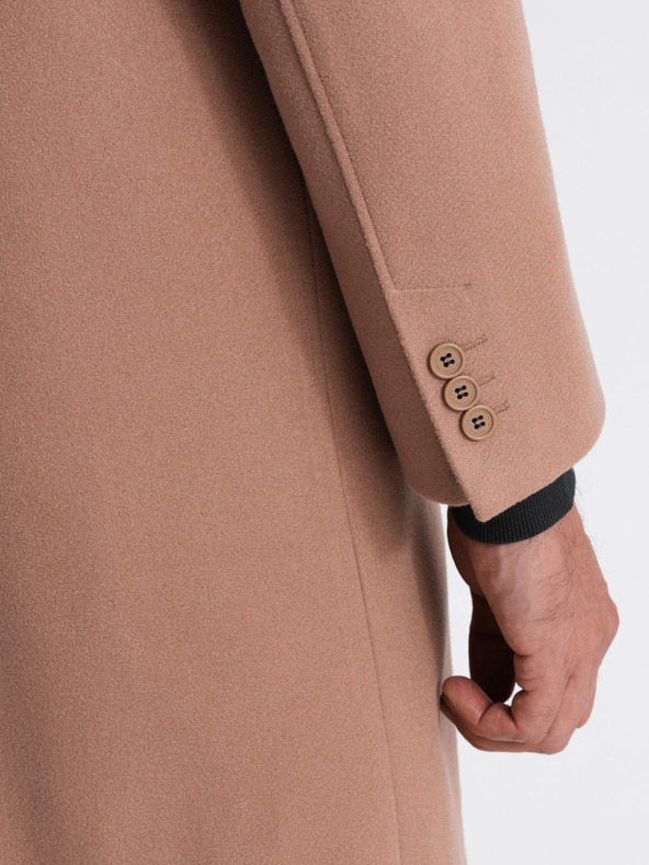 Ombre Clothing Férfi egyberészes kabát gallérral és alsókabáttal Ombre ruházat