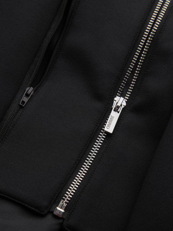 Ombre Clothing Férfi kabát kivehető béléssel és kapucnival Ombre Ruházat