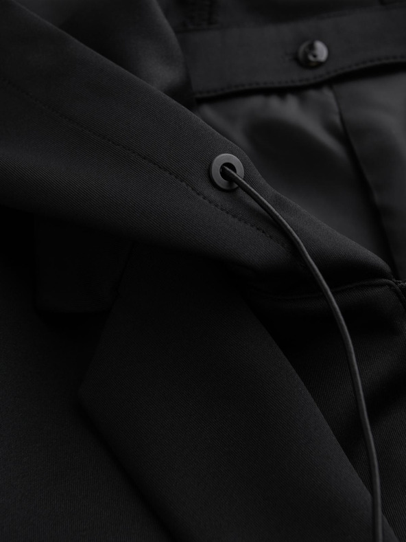 Ombre Clothing Férfi kabát kivehető béléssel és kapucnival Ombre Ruházat