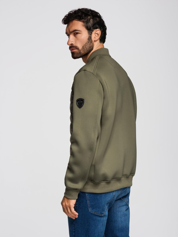 Ombre Clothing Férfi steppelt bomberdzseki Ombre Ruházat