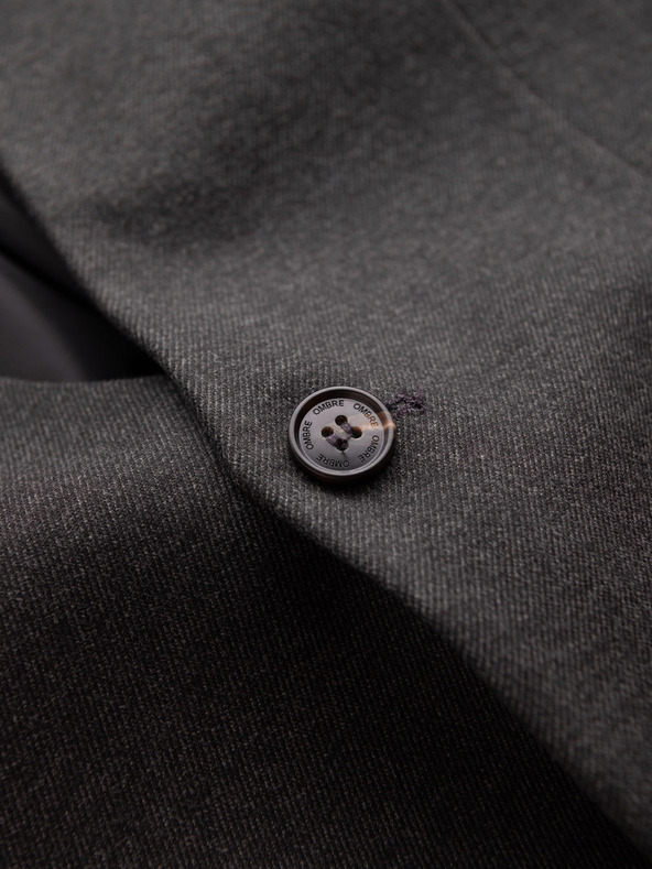 Ombre Clothing Ombre Clothing férfi barna színű kabát állógallérral