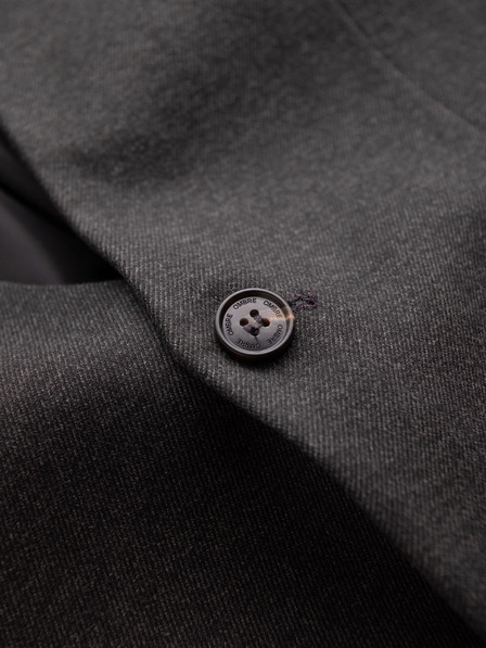 Ombre Clothing Ombre Clothing férfi barna színű kabát állógallérral