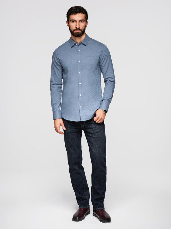 Ombre Clothing Férfi Ombre Clothing SLIM FIT ing OM-SHCS-0174