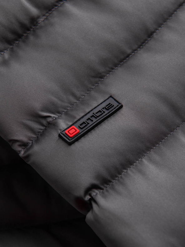 Ombre Clothing Könnyen szigetelt férfi steppelt kabát Ombre ruházat