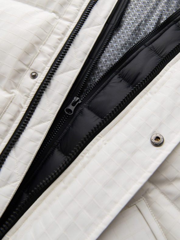 Ombre Clothing Férfi szabadtéri hosszú parka dzseki Ombre ruházat