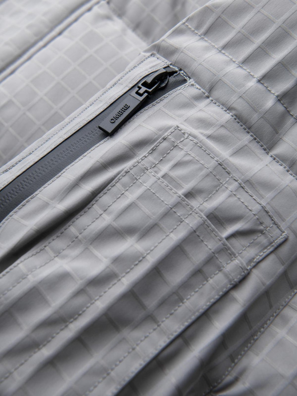 Ombre Clothing Férfi szabadtéri hosszú parka dzseki Ombre ruházat