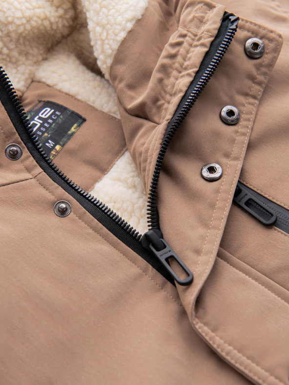 Ombre Clothing Férfi hosszú parka kabát Ombre Clothing