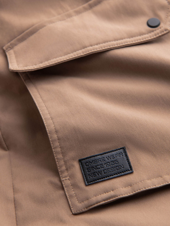 Ombre Clothing Férfi hosszú parka kabát Ombre Clothing