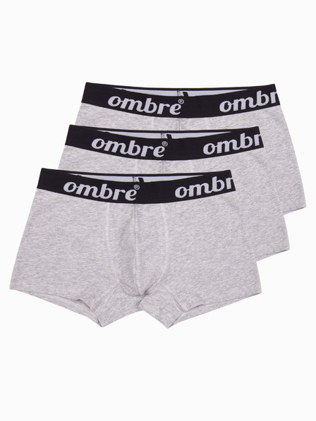 Ombre Clothing Szürke férfi boxeralsó - 3 csomag Ombre ruházat U159