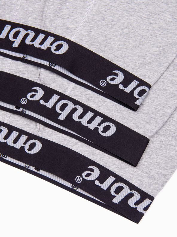 Ombre Clothing Szürke férfi boxeralsó - 3 csomag Ombre ruházat U159