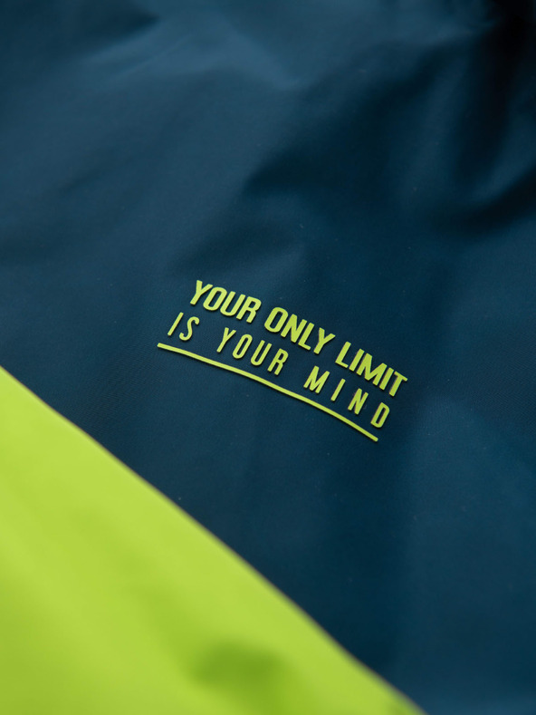 Ombre Clothing Zöld és benzin színű férfi sportdzseki Ombre Clothing