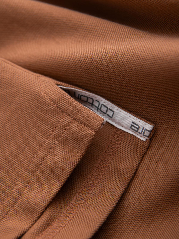 Ombre Clothing Barna férfi alap póló póló Ombre ruházat