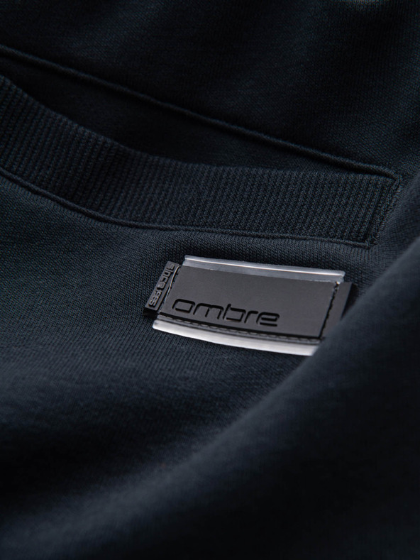 Ombre Clothing Fekete férfi alap tréningnadrág Ombre ruházat
