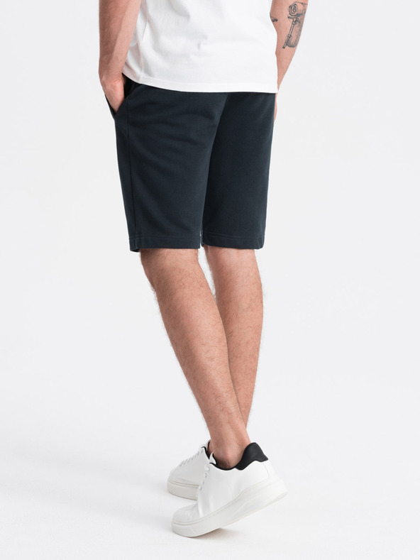Ombre Clothing Fekete férfi alap tréningnadrág Ombre ruházat