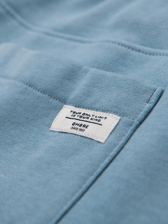 Ombre Clothing Kék férfi jogger melegítőnadrág Ombre ruházat