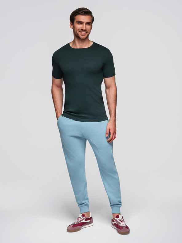Ombre Clothing Kék férfi jogger melegítőnadrág Ombre ruházat