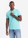 Ombre Clothing Menta férfi alap póló póló Ombre ruházat