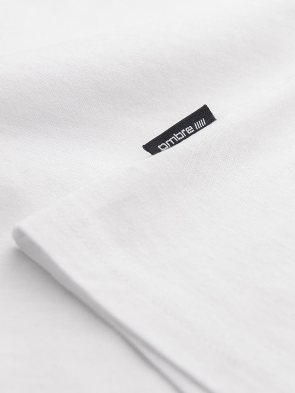 Ombre Clothing Fehér férfi pamut alap tank top Ombre ruházat