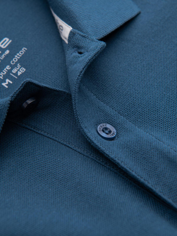 Ombre Clothing Kék férfi alap póló póló Ombre Ruházat