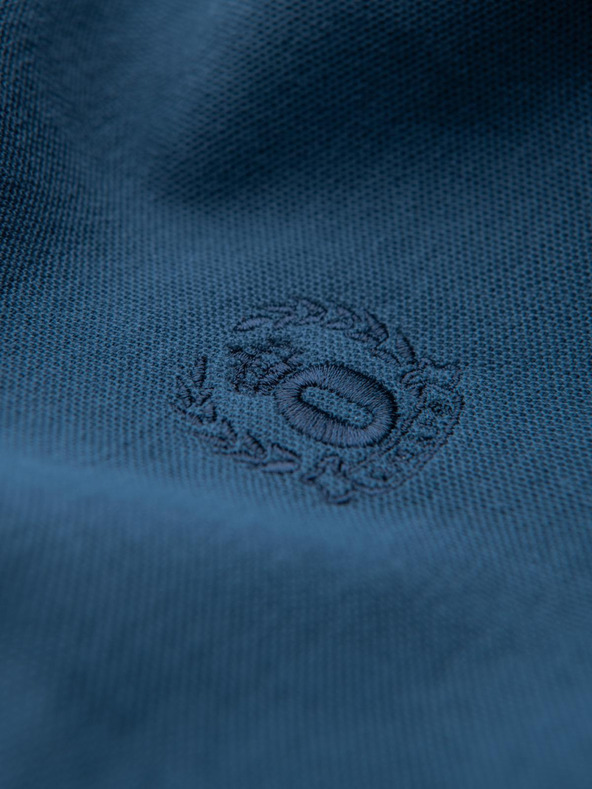 Ombre Clothing Kék férfi alap póló póló Ombre Ruházat