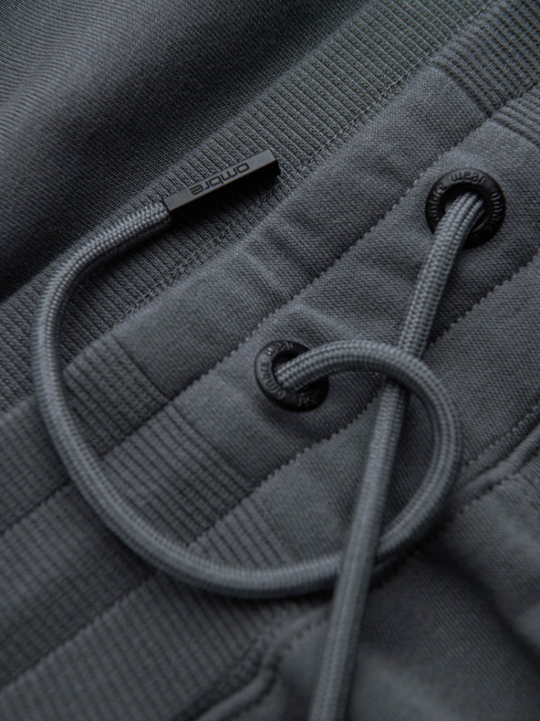 Ombre Clothing Szürke férfi alap tréningnadrág Ombre Ruházat