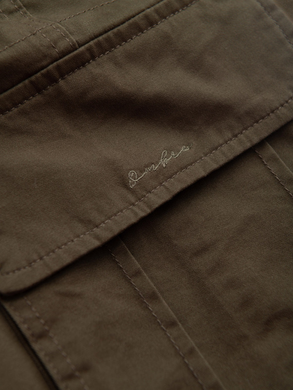 Ombre Clothing |Zöld férfi cargo rövidnadrág Ombre ruházat