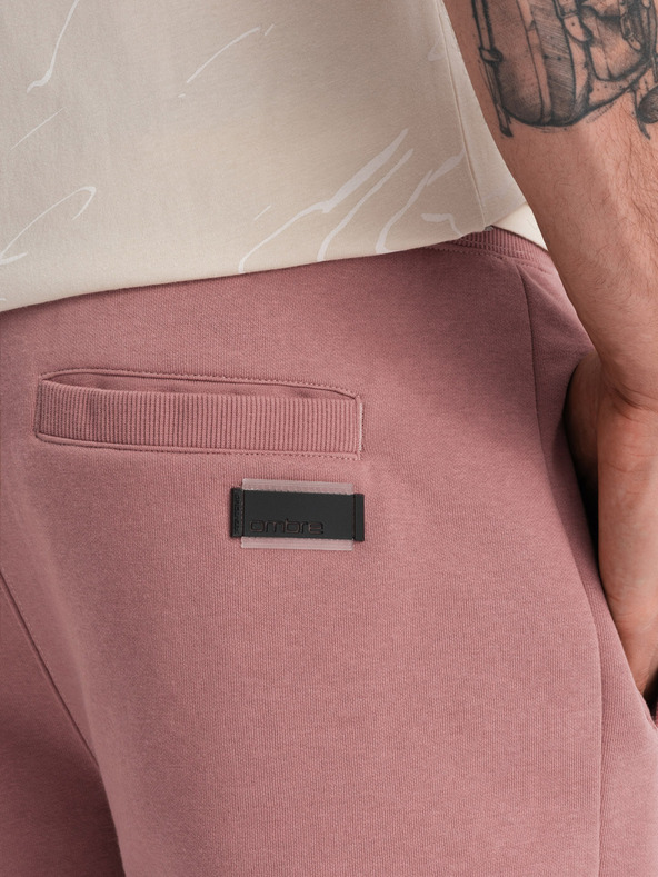 Ombre Clothing Rózsaszín férfi alap tréningnadrág Ombre Ruházat