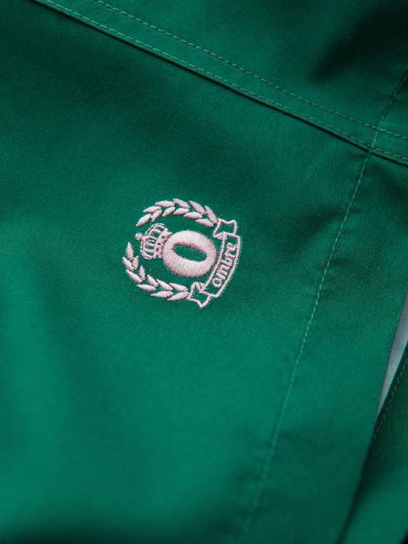 Ombre Clothing Zöld férfi bordázott fürdőruha Ombre Clothing