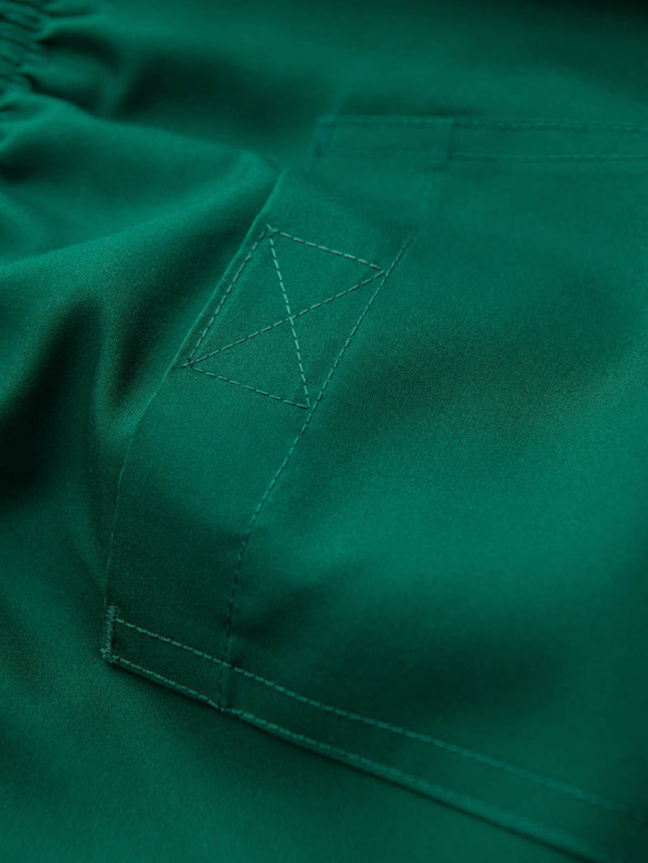 Ombre Clothing Zöld férfi bordázott fürdőruha Ombre Clothing