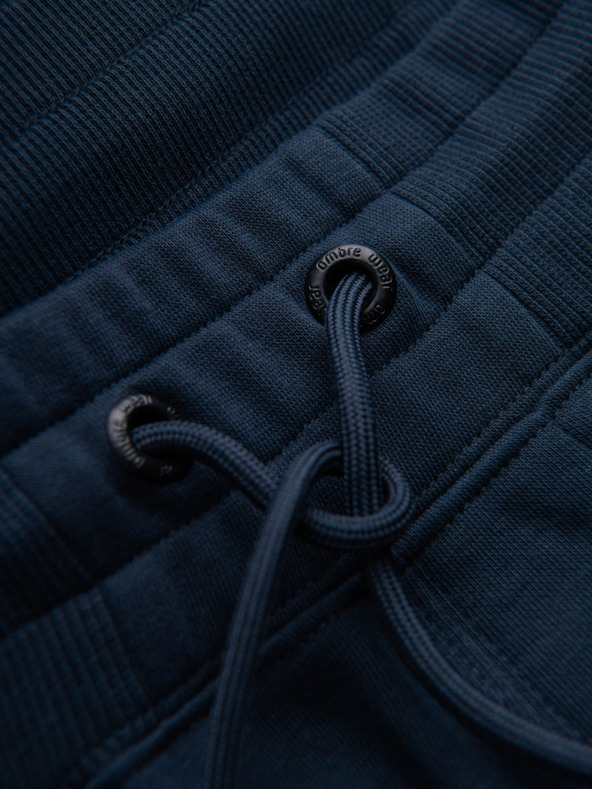 Ombre Clothing Sötétkék férfi alap Sweat Shorts Ombre ruházat