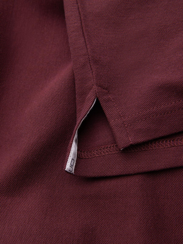 Ombre Clothing Burgundia férfi alapvető póló póló Ombre ruházat