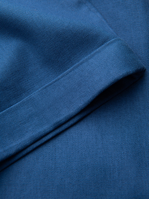 Ombre Clothing Kék férfi chino nadrág vászonnadrággal Ombre Ruházat