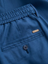 Ombre Clothing Kék férfi chino nadrág vászonnadrággal Ombre Ruházat