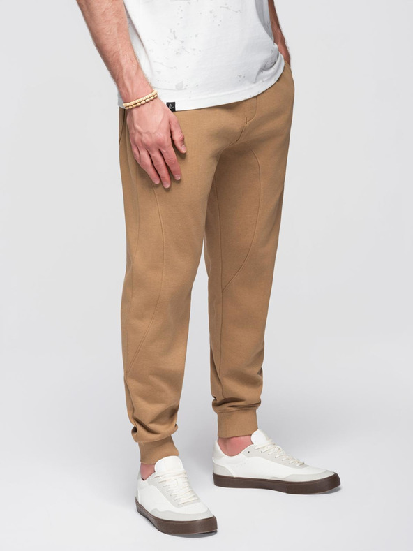 Ombre Clothing Barna férfi jogging nadrág Ombre Ruházat