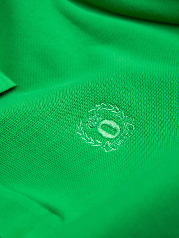 Ombre Clothing Zöld férfi alapvető póló póló Ombre ruházat