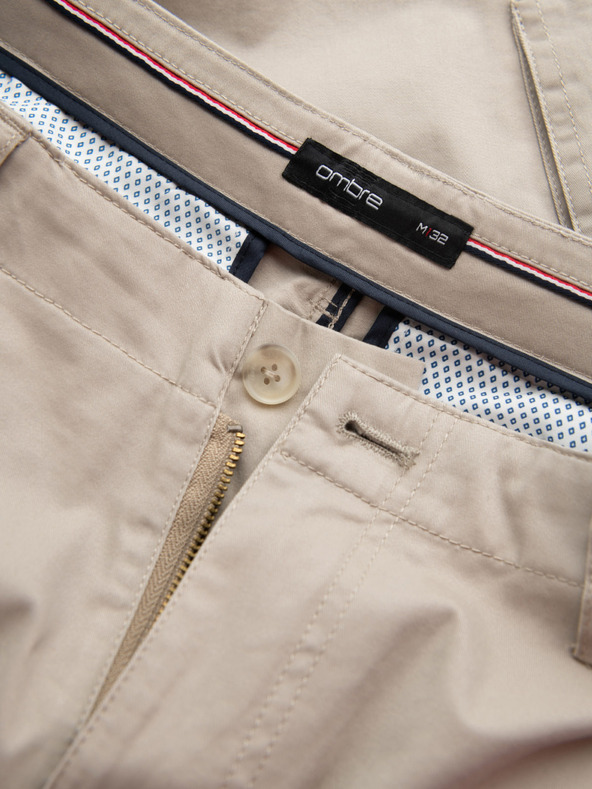 Ombre Clothing Bézs férfi Cargo rövidnadrág Ombre ruházat