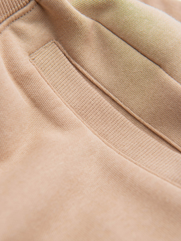 Ombre Clothing Bézs férfi alap melegítőnadrág rövidnadrág Ombre ruházat